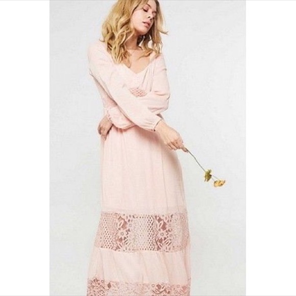 Peach boho dress - Picture 4 of 5